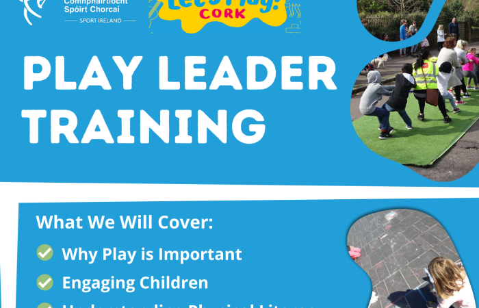 Cork Play Leader Workshop Poster 2021