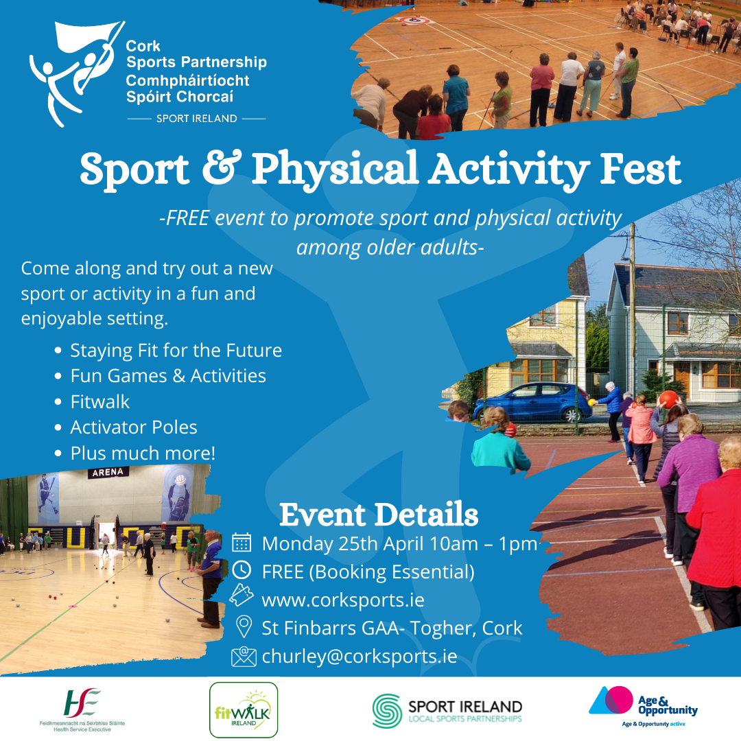 Older Adult Sport and Physical Activity Fest | Cork Sports Partnership