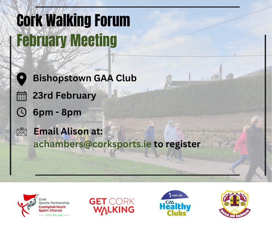 Cork Walking Forum 2023 Cork Sports Partnership