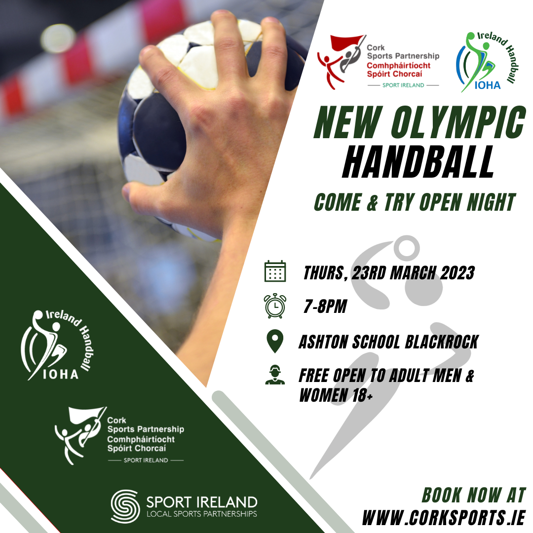 Olympic Handball Open Night Cork Sports Partnership