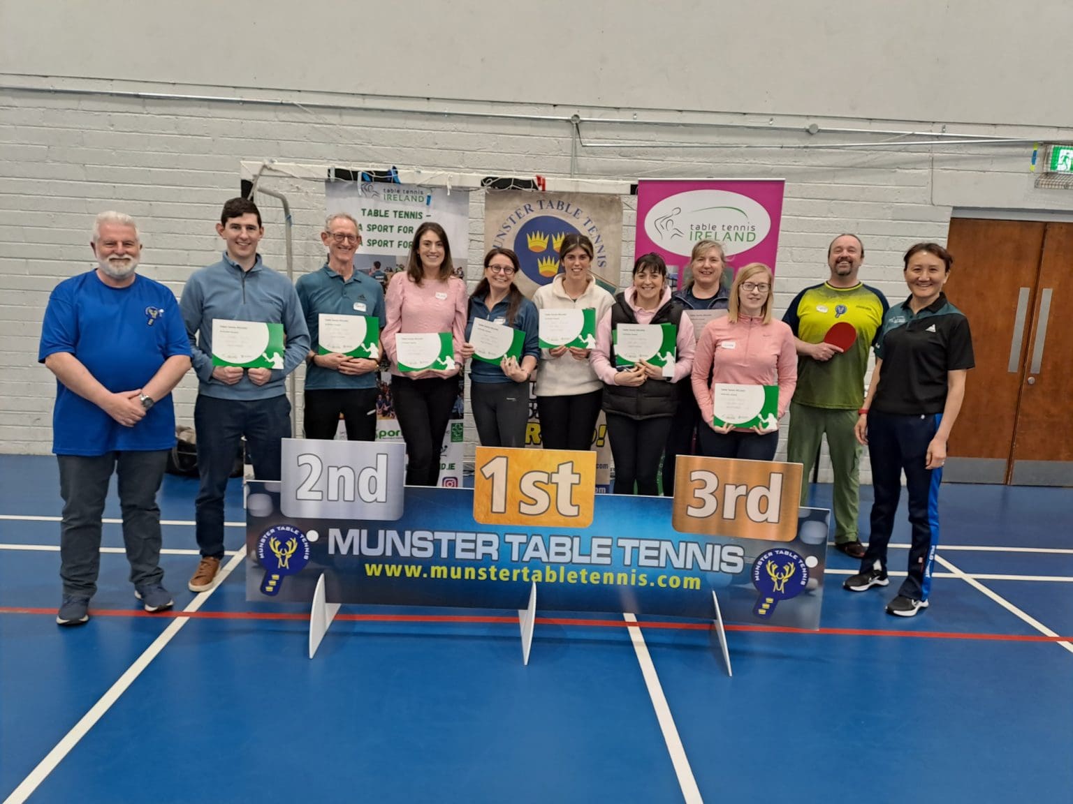Cork Table Tennis Programmes Update Press Release Cork Sports