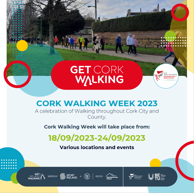 Cork Walking Week 2023 18th24th September Cork Sports Partnership