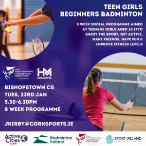 New Women & Teens Beginners Badminton Programmes 2024